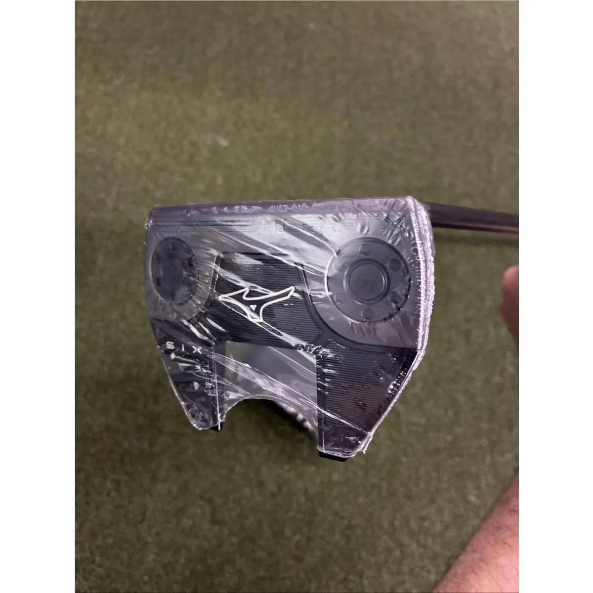Mizuno M Craft X S6 Putter Six Black Ion Mallet Slant 34 + Head Cover