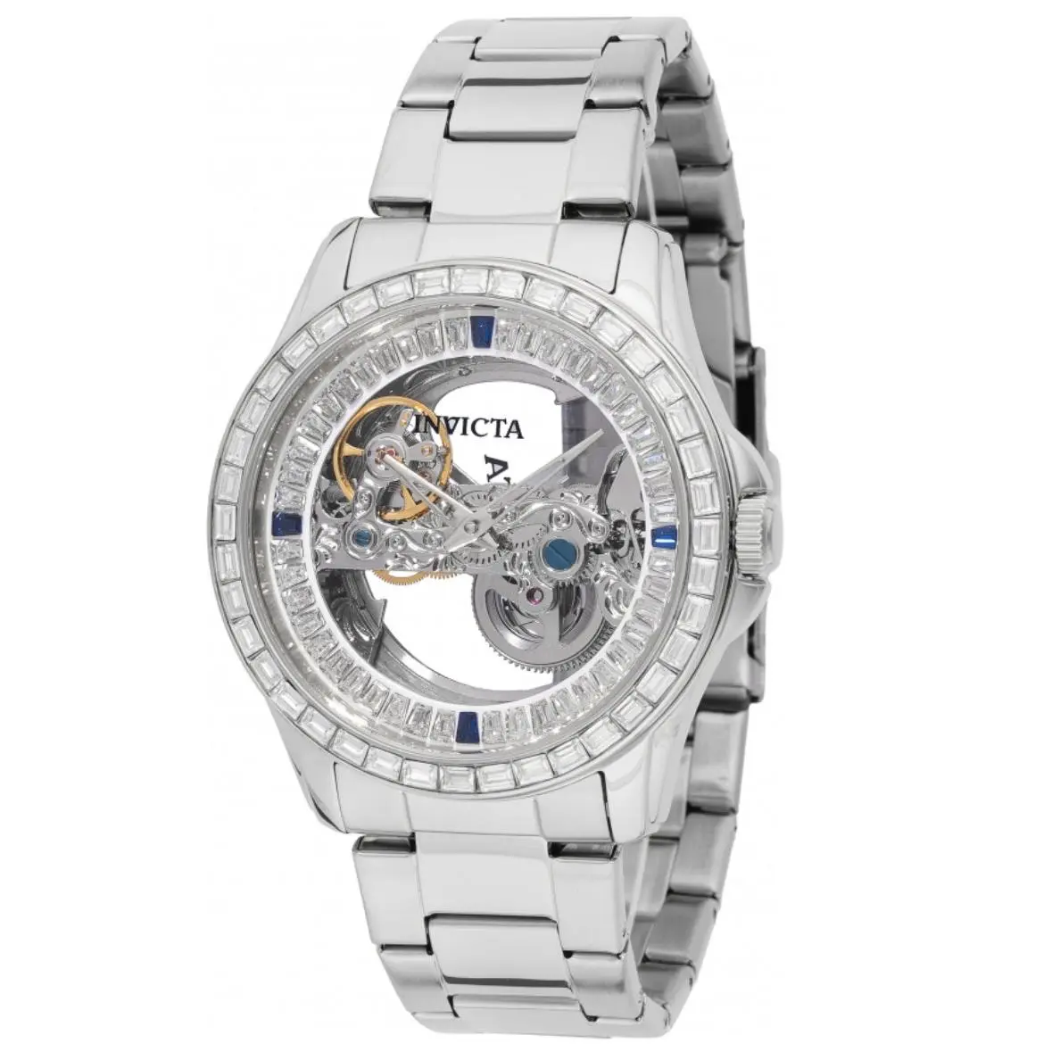 Invicta Objet D Art Automatic Men`s 43mm Crystal Skeleton Dial Watch 69113