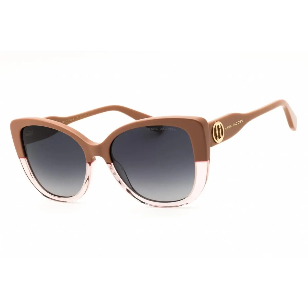Marc 815/S 010A 9O Beige/dark Grey Gradient 55-17-140 Sunglasses by Marc Jacobs