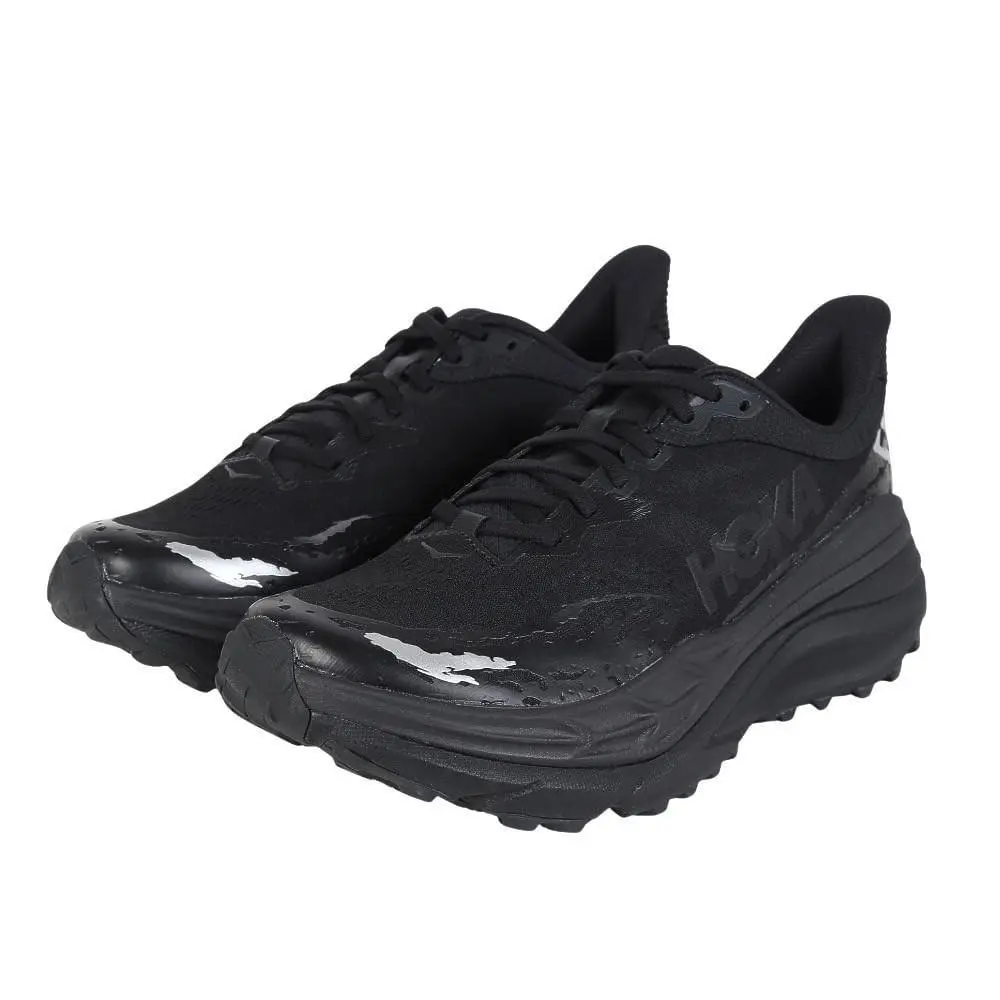 Hoka One One Stinson 7 1141530-BBLC Sneakers Men 8.5 Black Running Shoes MEW1781