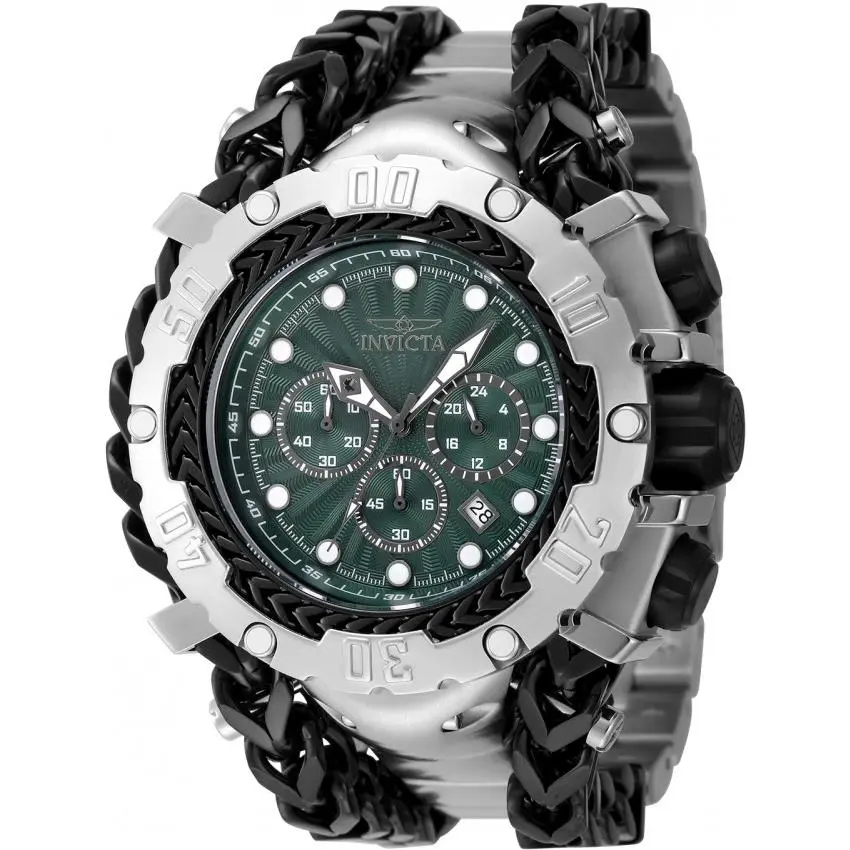 Gladiator Chronograph Gmt Quartz Green Dial Men`s Watch 48186 by Invicta