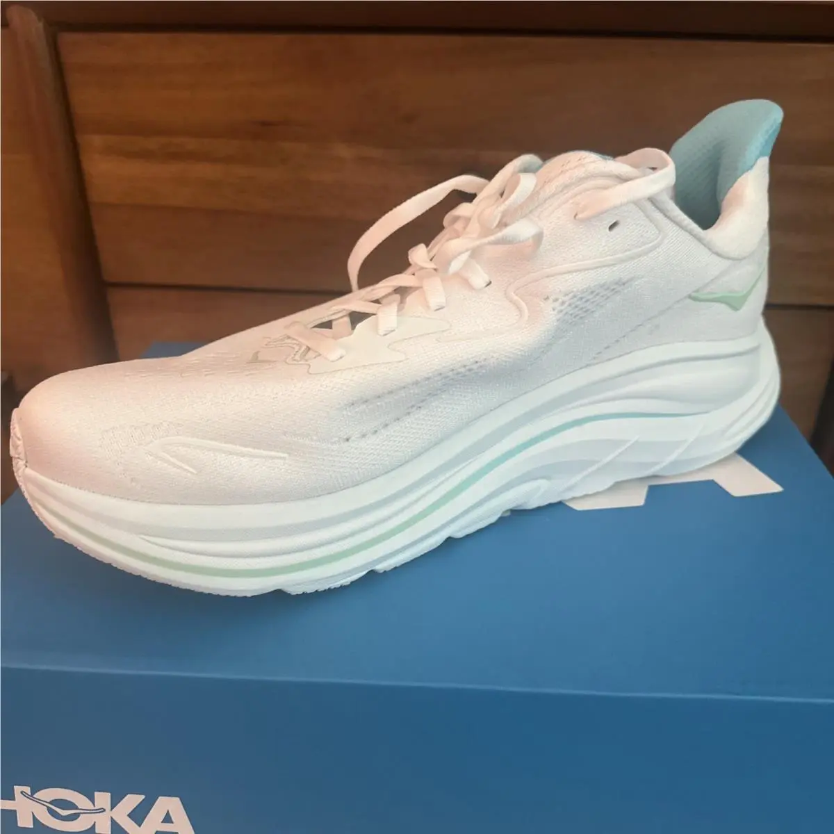 Hoka shoes - 12B - White 1