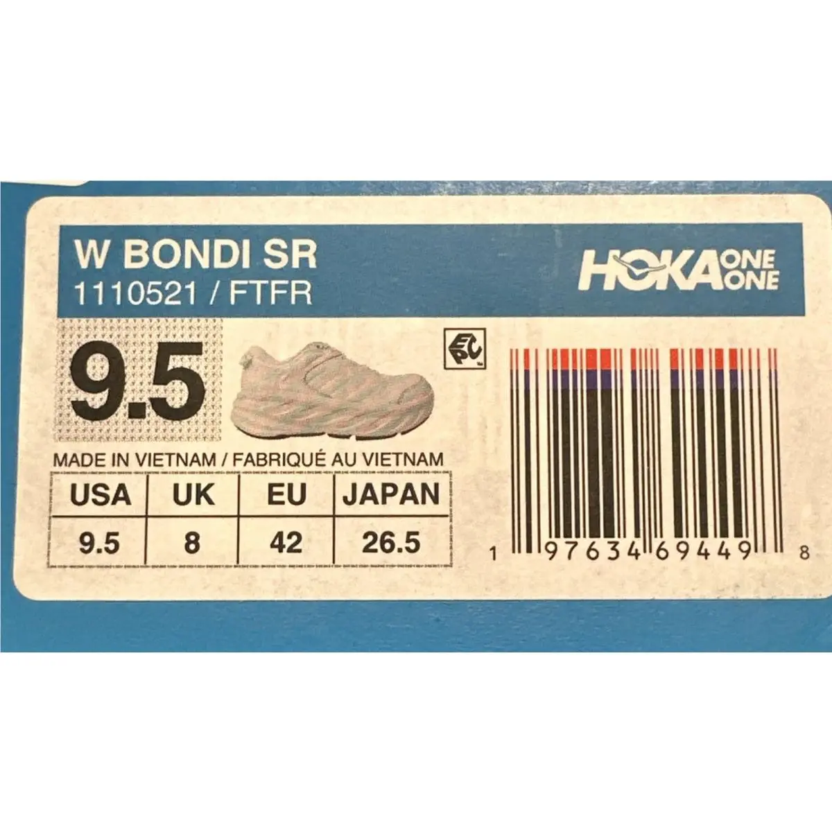 Hoka shoes - Hoka One One Bondi SR Wide - 1110521 - White 14