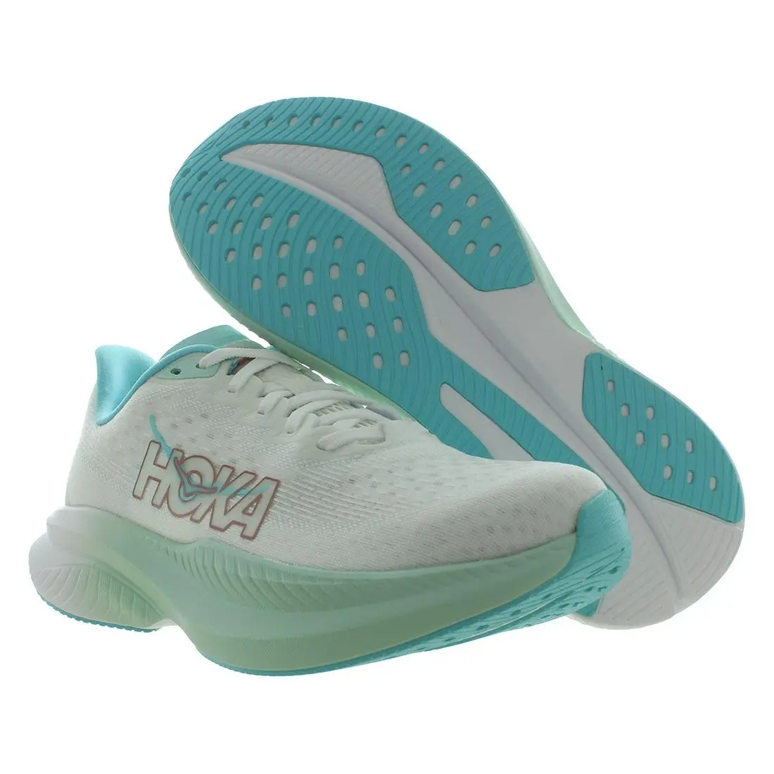 Hoka Mach 6 Womens Shoes Size 7 Color: Frost/rose Gold