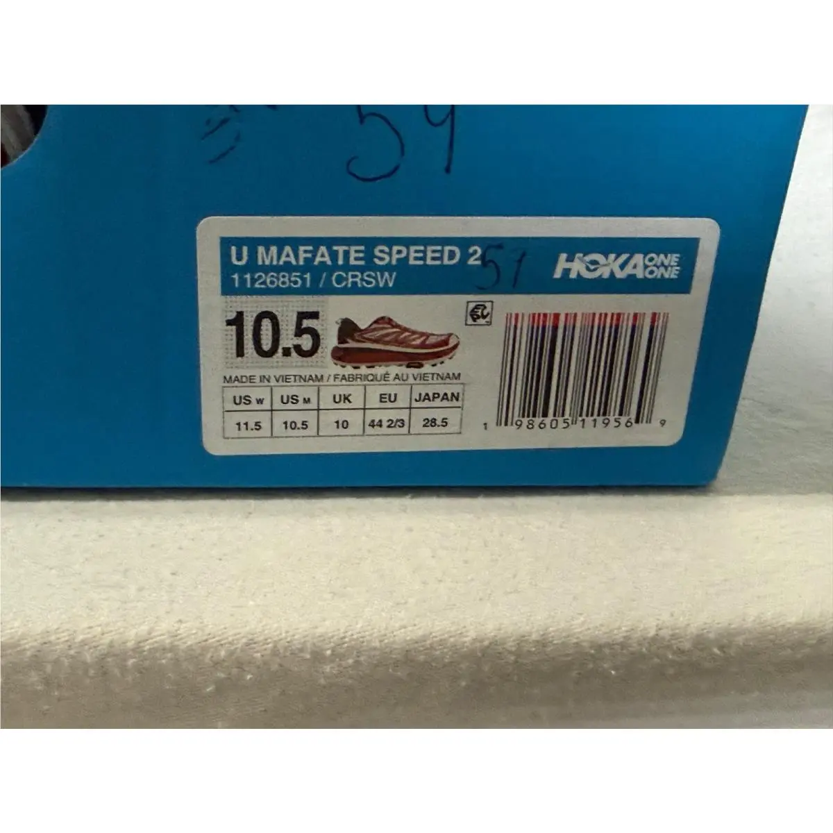 Hoka shoes - Hoka One One Mafate 2 - 1126851CRSW - Red White Gray Black 6