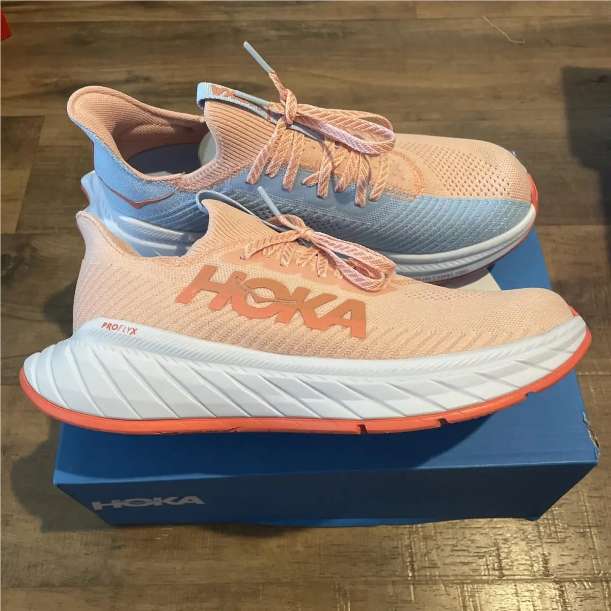 Hoka One One Women`s Carbon X 3 1123193 Ppssg Pink Running Shoes Size 10 B
