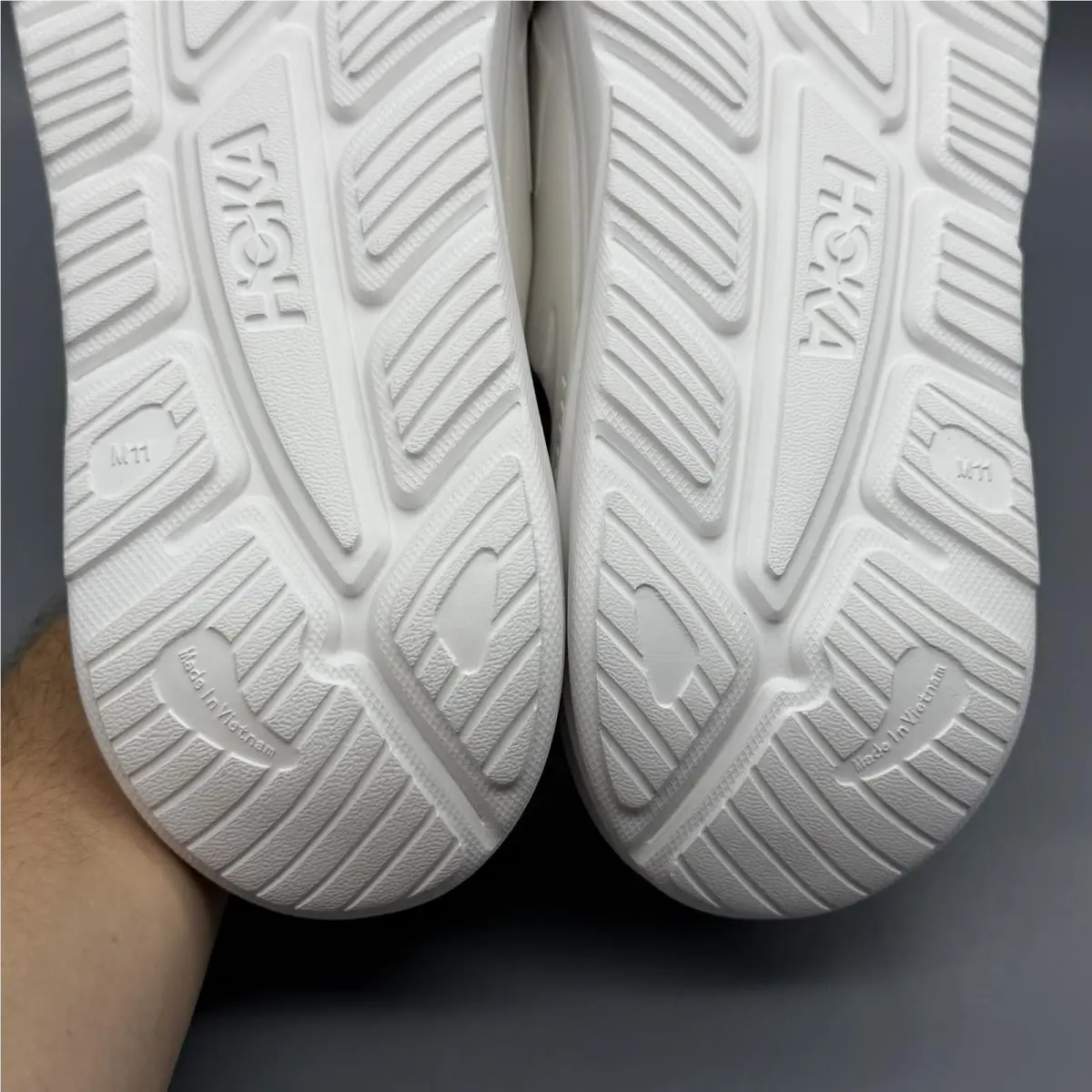 Hoka shoes - Hoka One One Ora Athletic Slide - 1155154 - White (UPC: 0197634480299) 8