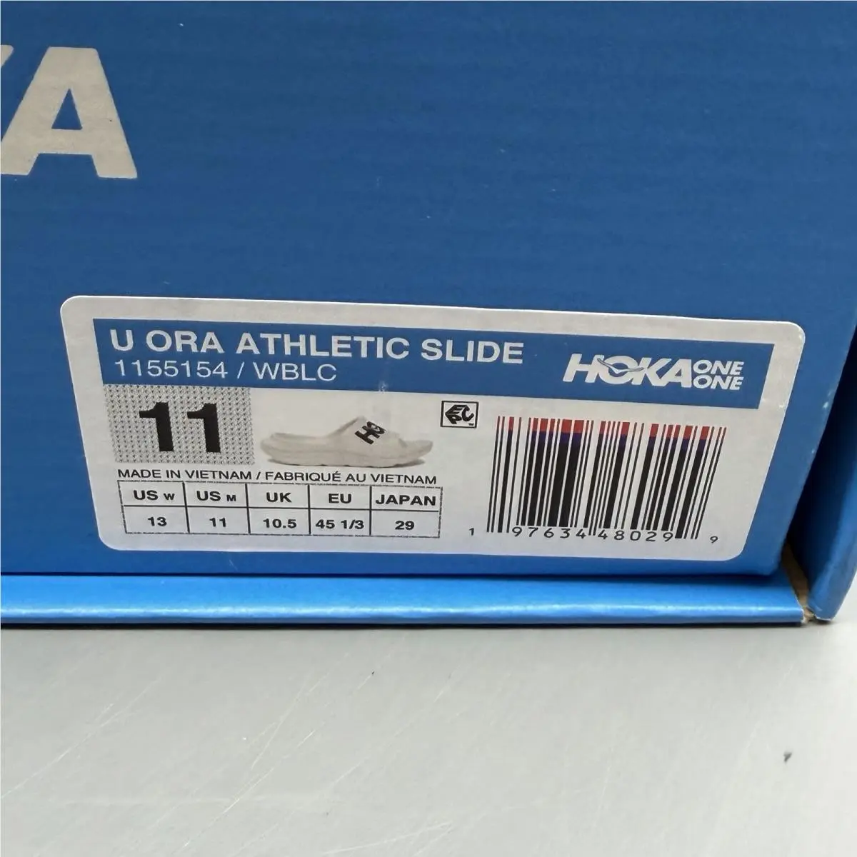 Hoka shoes - Hoka One One Ora Athletic Slide - 1155154 - White (UPC: 0197634480299) 11