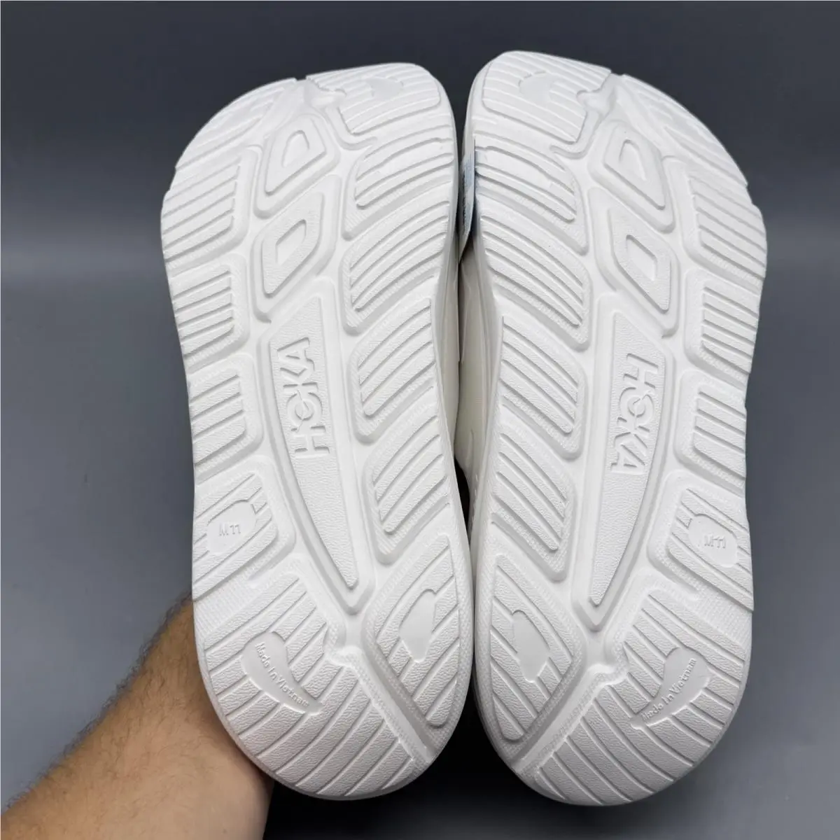 Hoka shoes - Hoka One One Ora Athletic Slide - 1155154 - White (UPC: 0197634480299) 6