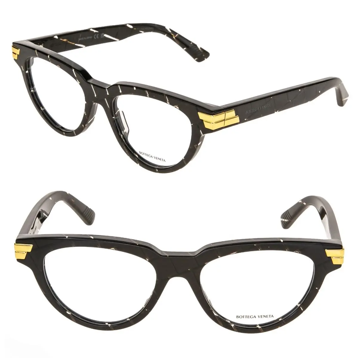 Mitre BV1106O Brown Intrecciato Optical Frame Eyeglasses 1106 003 by Bottega Veneta