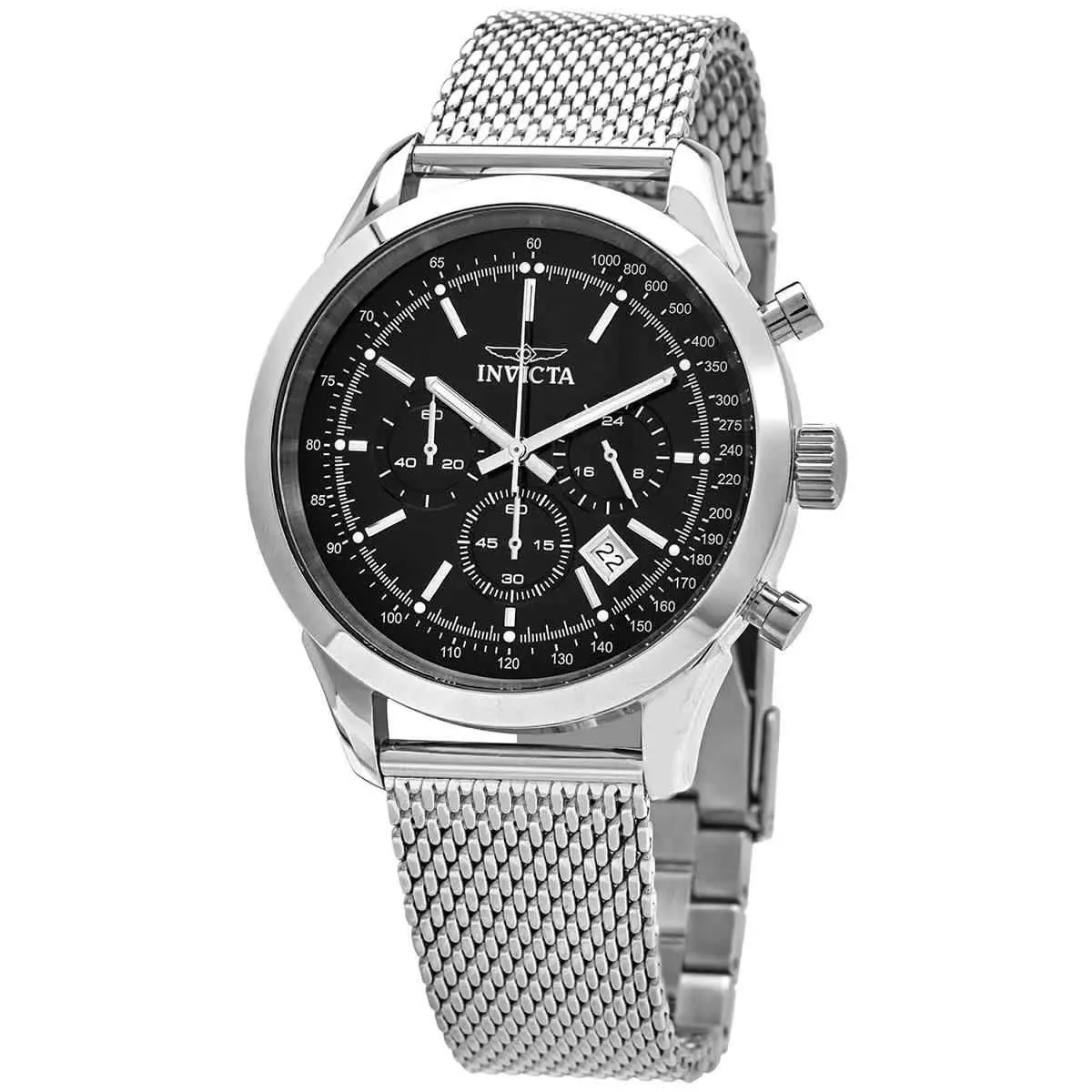 Speedway Chronograph Quartz Black Dial Men`s Watch 24208 by Invicta