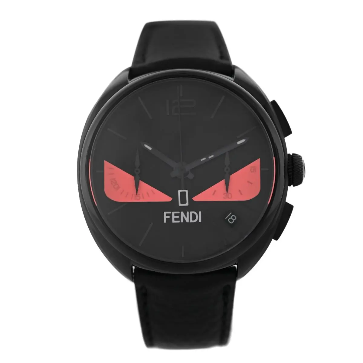 Momento Bugs F214611711 Date Chronograph Steel 40MM Unisex Quartz by Fendi