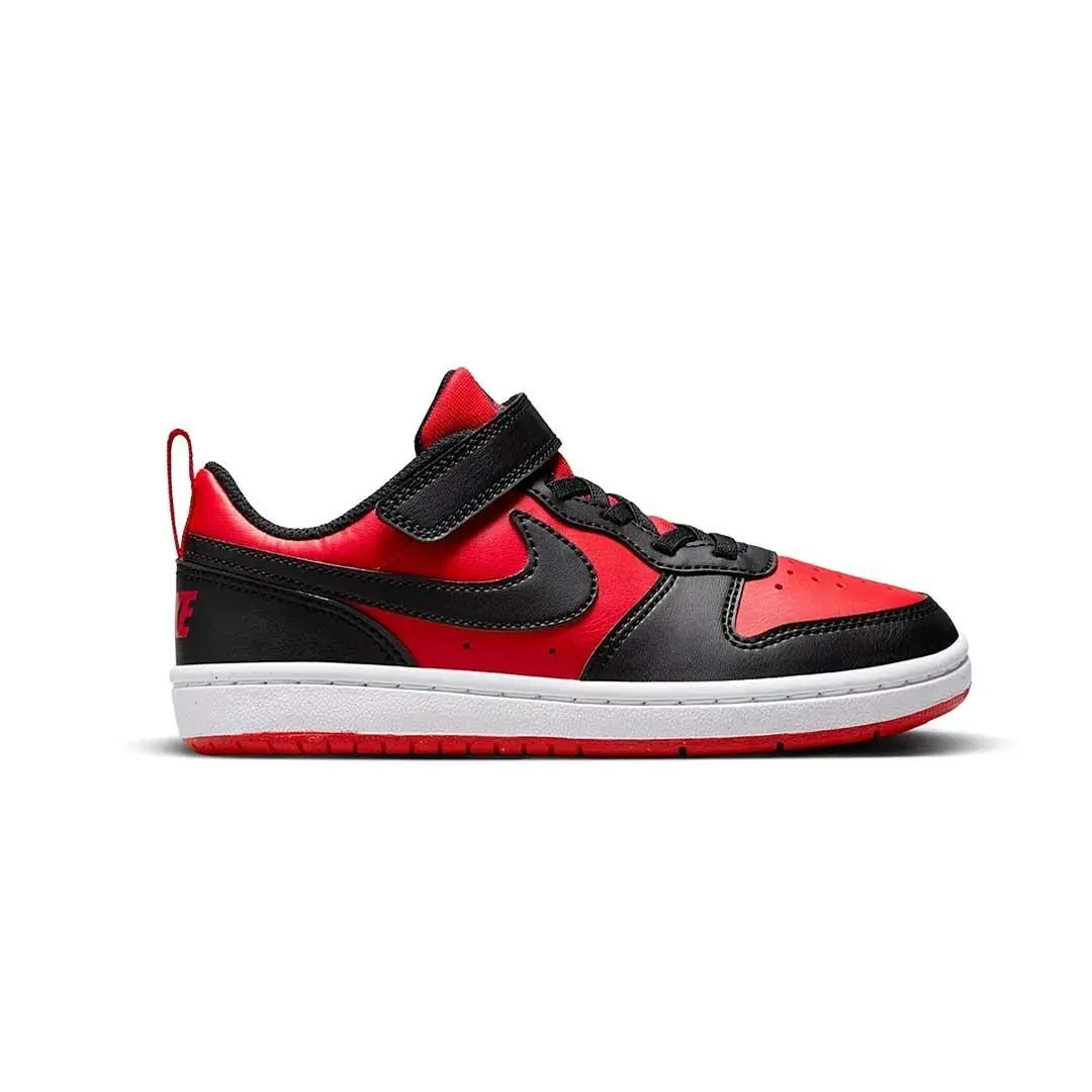 Nike Court Borough Low Recraft DV5457-600 Kids Red Black Casual Shoes ZOGG3001