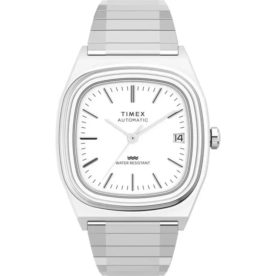 Automatic 1983 E-line Reissue 34mm with Expansion Band Watch TW2W70800 by Timex