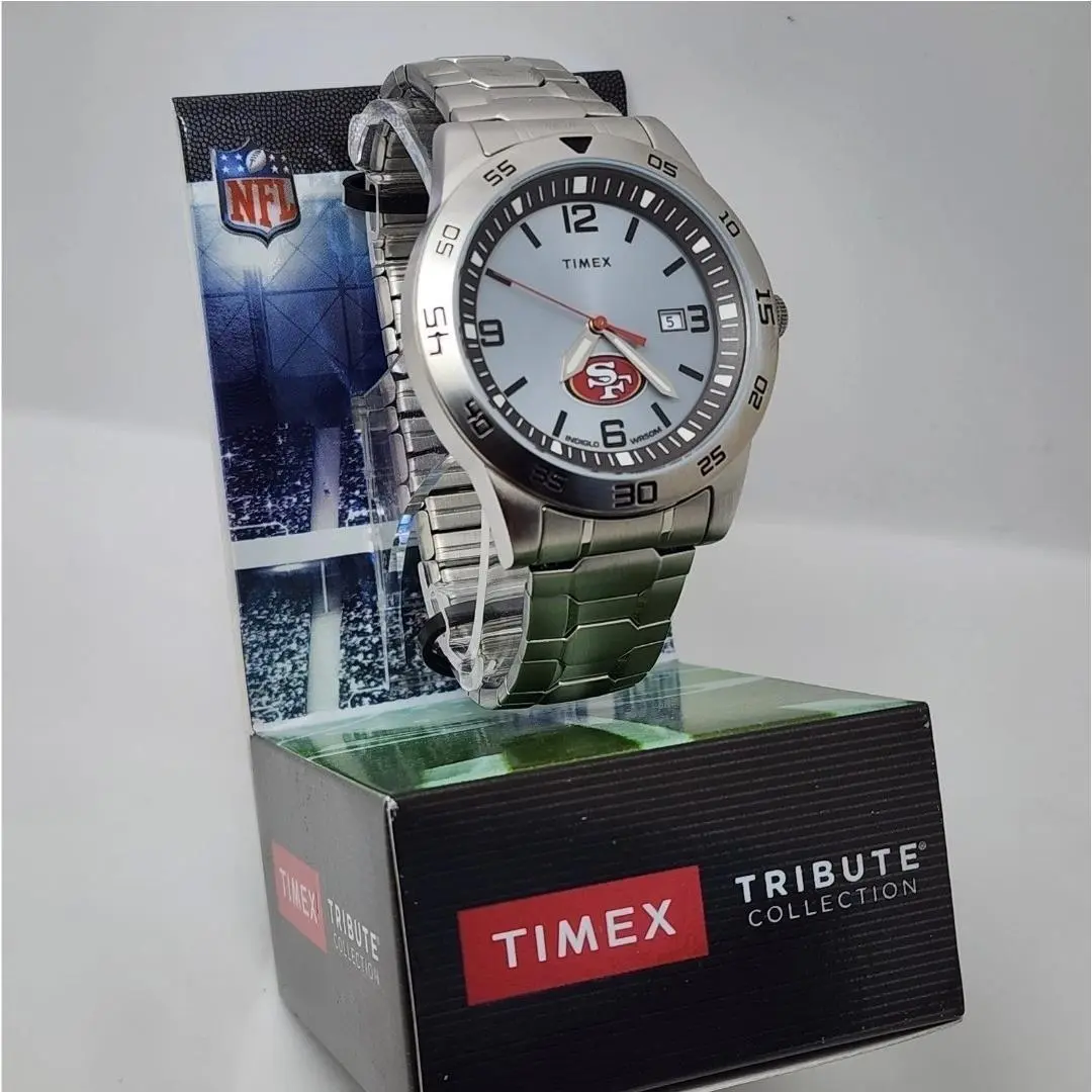 Timex Twzfforml San Francisco 49ers Team Nfl Tribute Collection Indiglo WR 50M