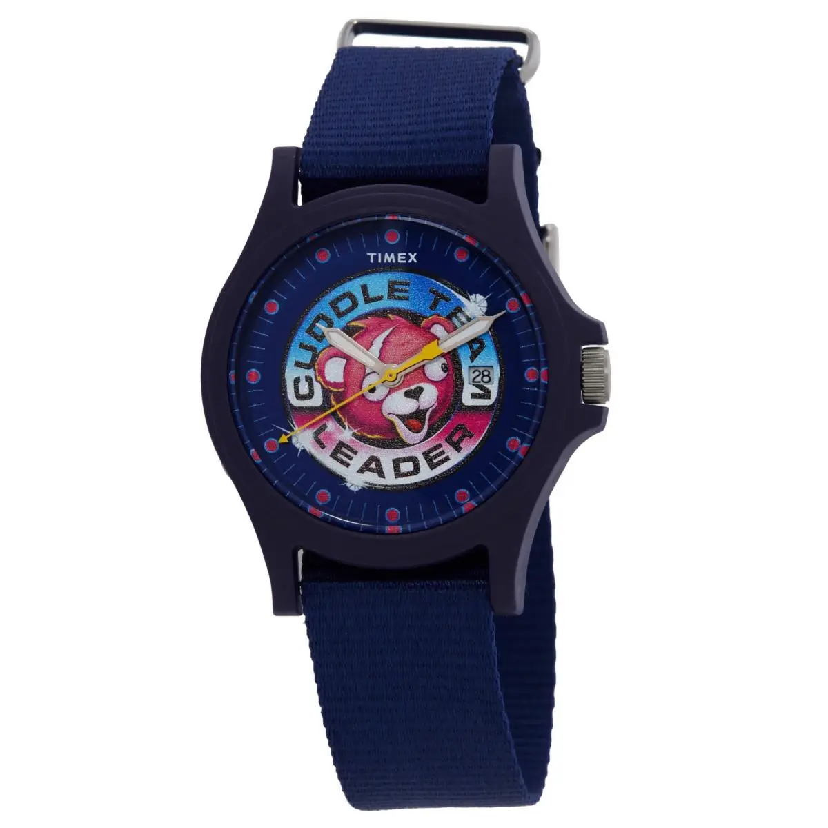 Timex TW2Y46200 X Fortnite Acadia Blue Dial 40 mm Men`s Watch - Blue, Dial: Blue, Band: Blue