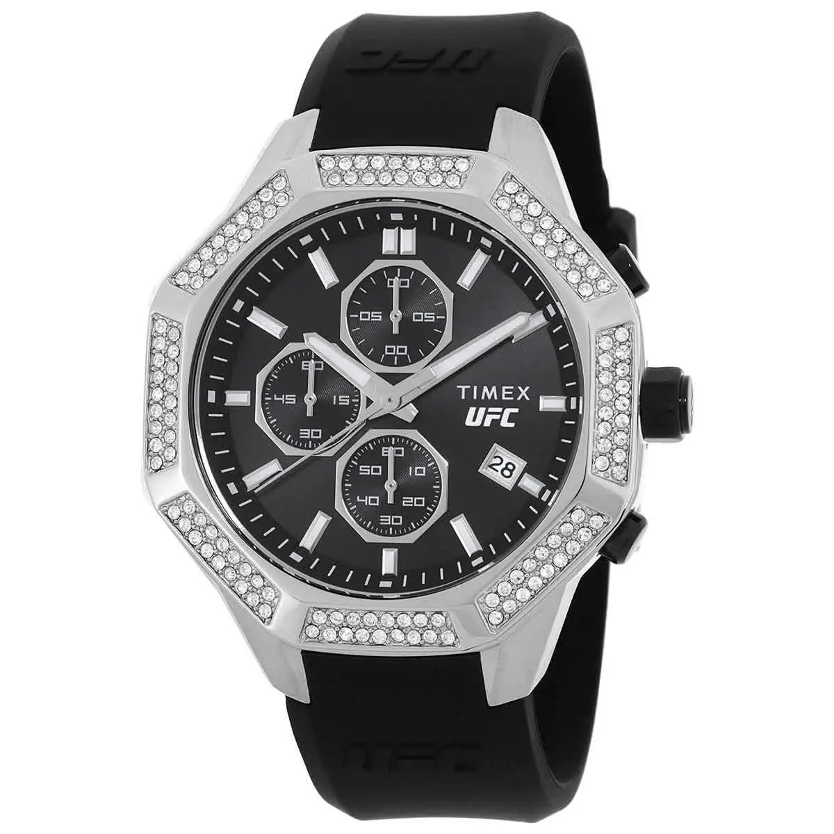 Timex TW2V99300JR Ufc King Black Dial 45 mm Men`s Watch