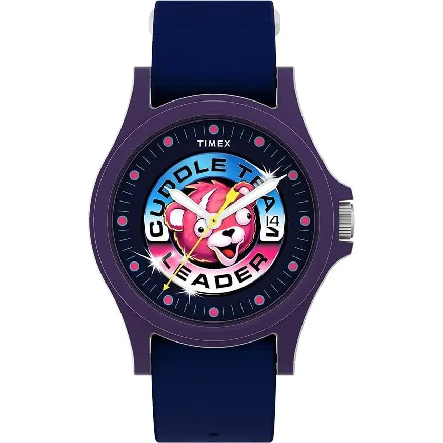 Timex X Fortnite Acadia Quartz Blue Dial Mens Watch TW2Y46200
