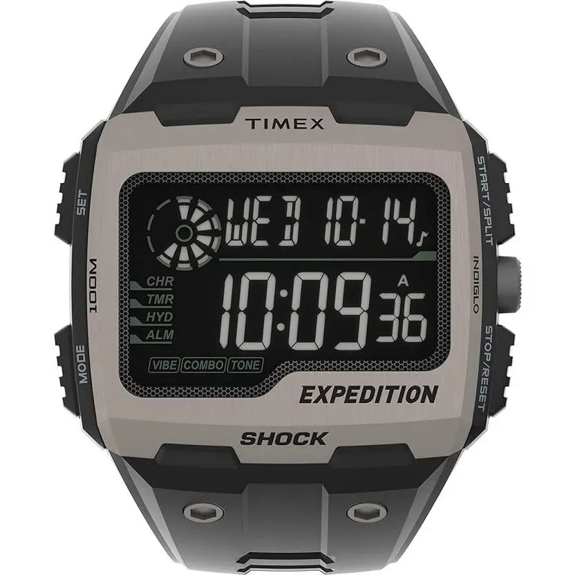 Timex Expedition Grid Shock TW4B24900 Men`s 50mm Digital Sport Watch