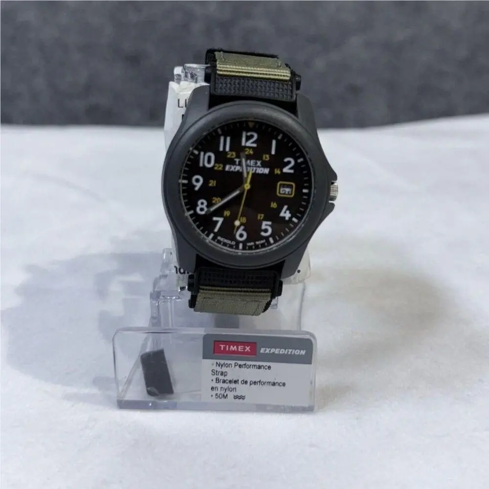 Expedition Men`s Wrist Watch 50 Meter Water Resistant Stainless Steel by Timex