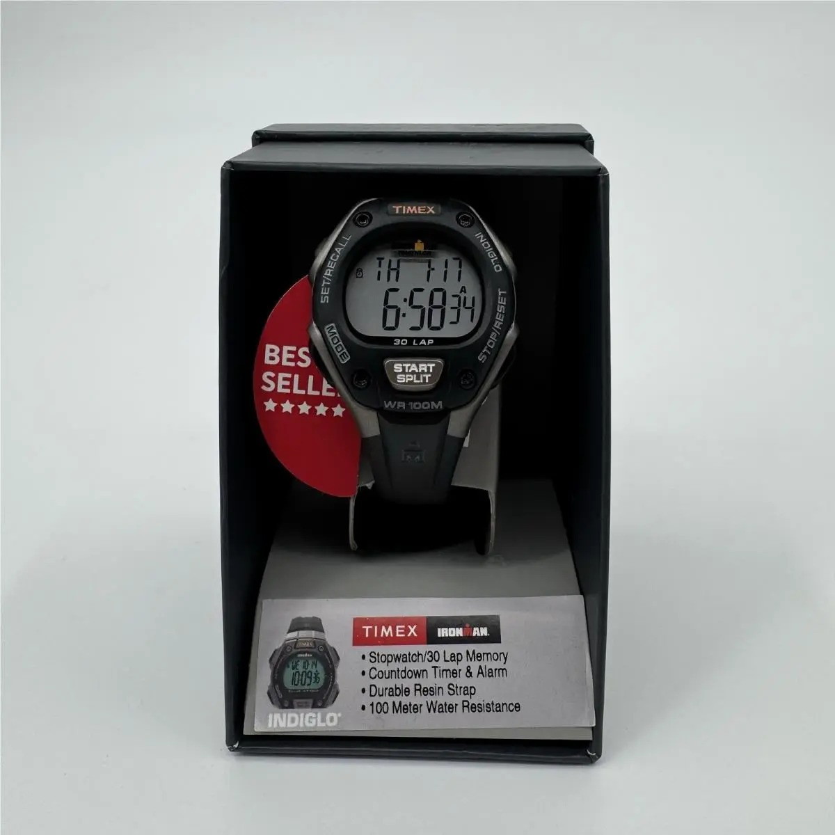 T5E961 Women`s Ironman 30-Lap Resin Watch Alarm Indiglo Chronograph by Timex