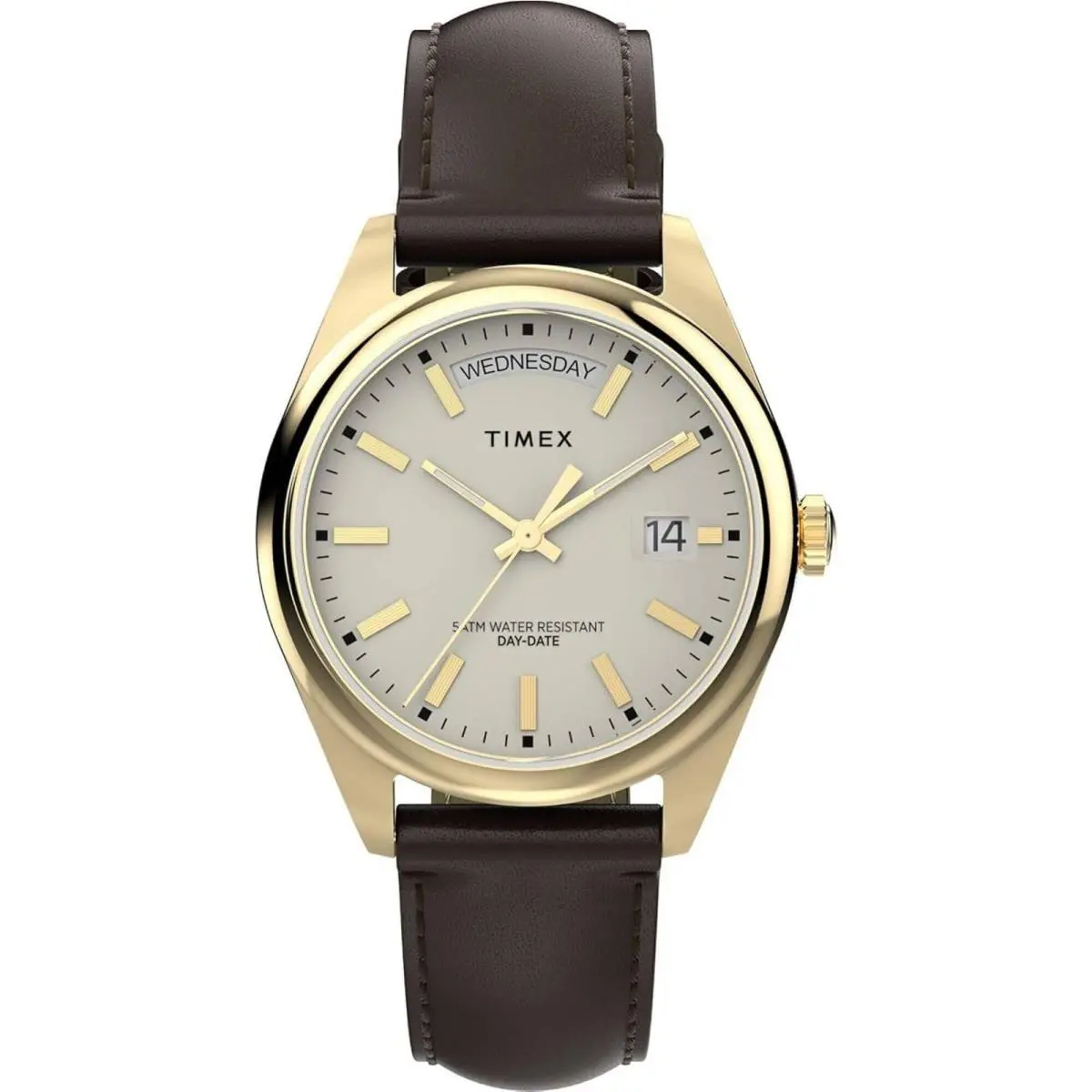 Timex Women`s Watch Legacy Quartz Cream Dial Brown Leather Strap TWH6Z7710VQ