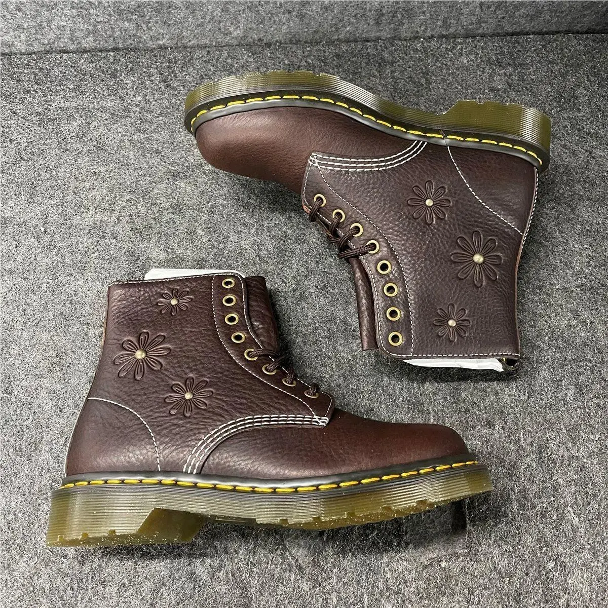 Dr. Martens shoes - 1460 Pascal Flower - Pascal Flower - 42420200 - Brown (UPC: 190665802528) 0