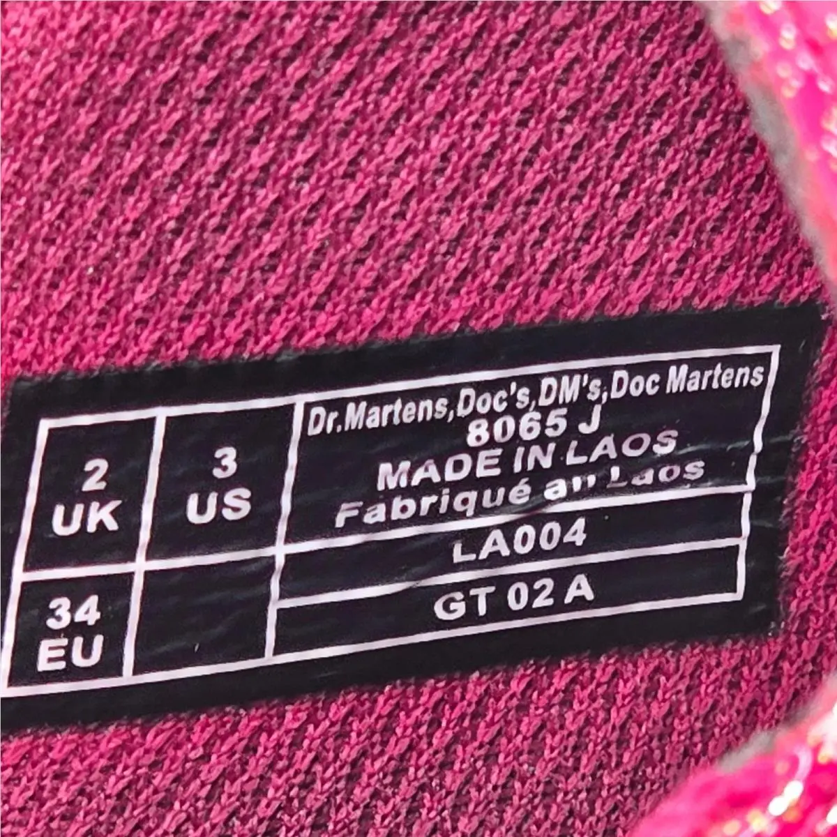 Dr. Martens shoes - 8065 J - Pink 0
