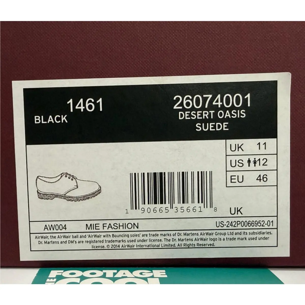 Dr. Martens shoes - Dr. Martens Desert Oasis Suede - 1461-26074001 - Black 13