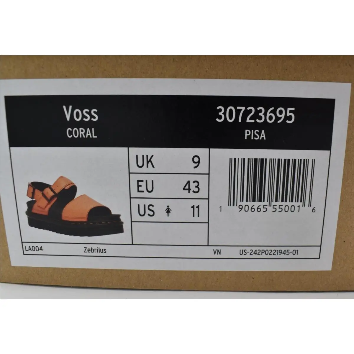 Dr. Martens shoes - Dr Martens Voss - Voss - Coral (UPC: 190665550016) 11
