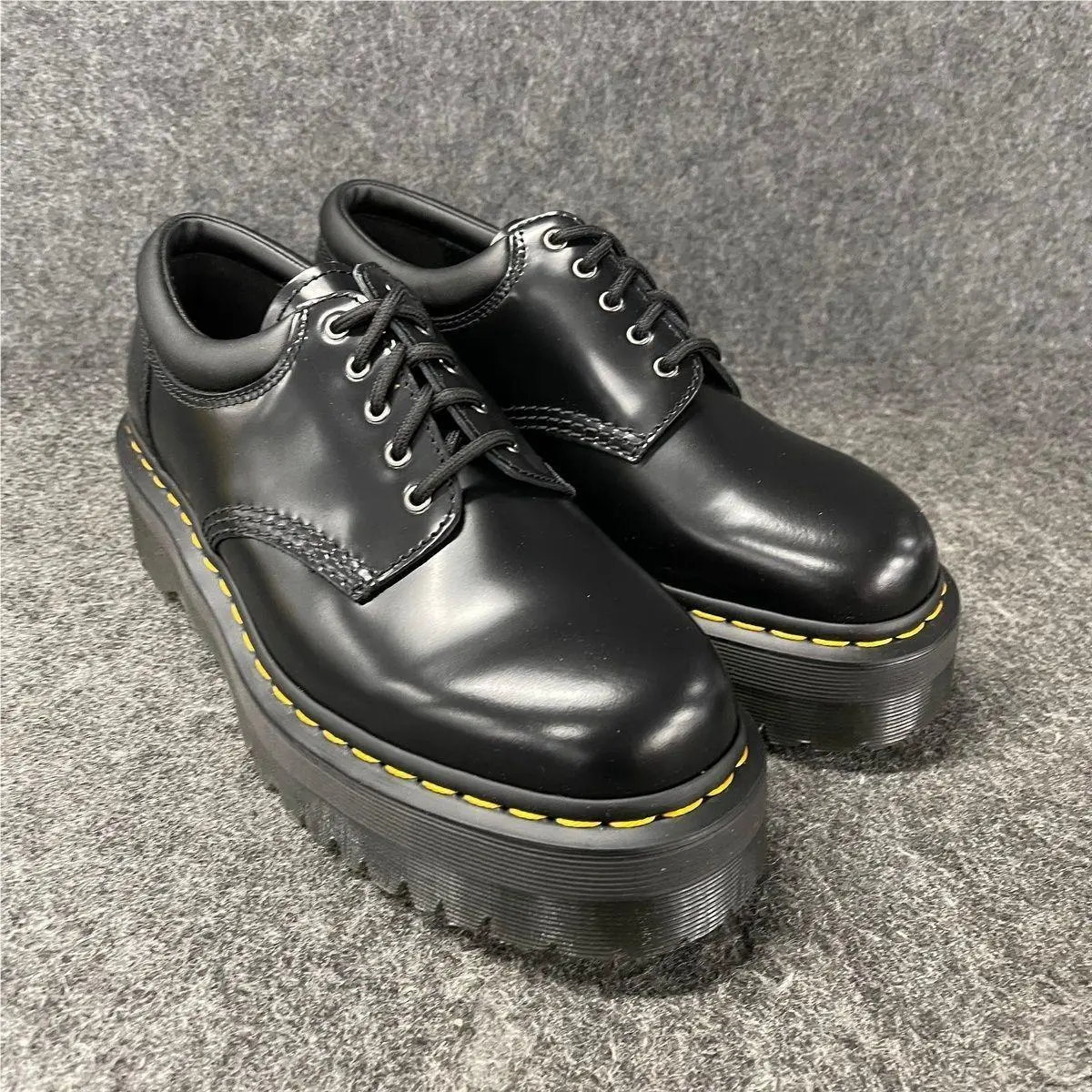 Dr. Martens 8053 Leather Platform Casual Shoes Unisex Size M10/W11