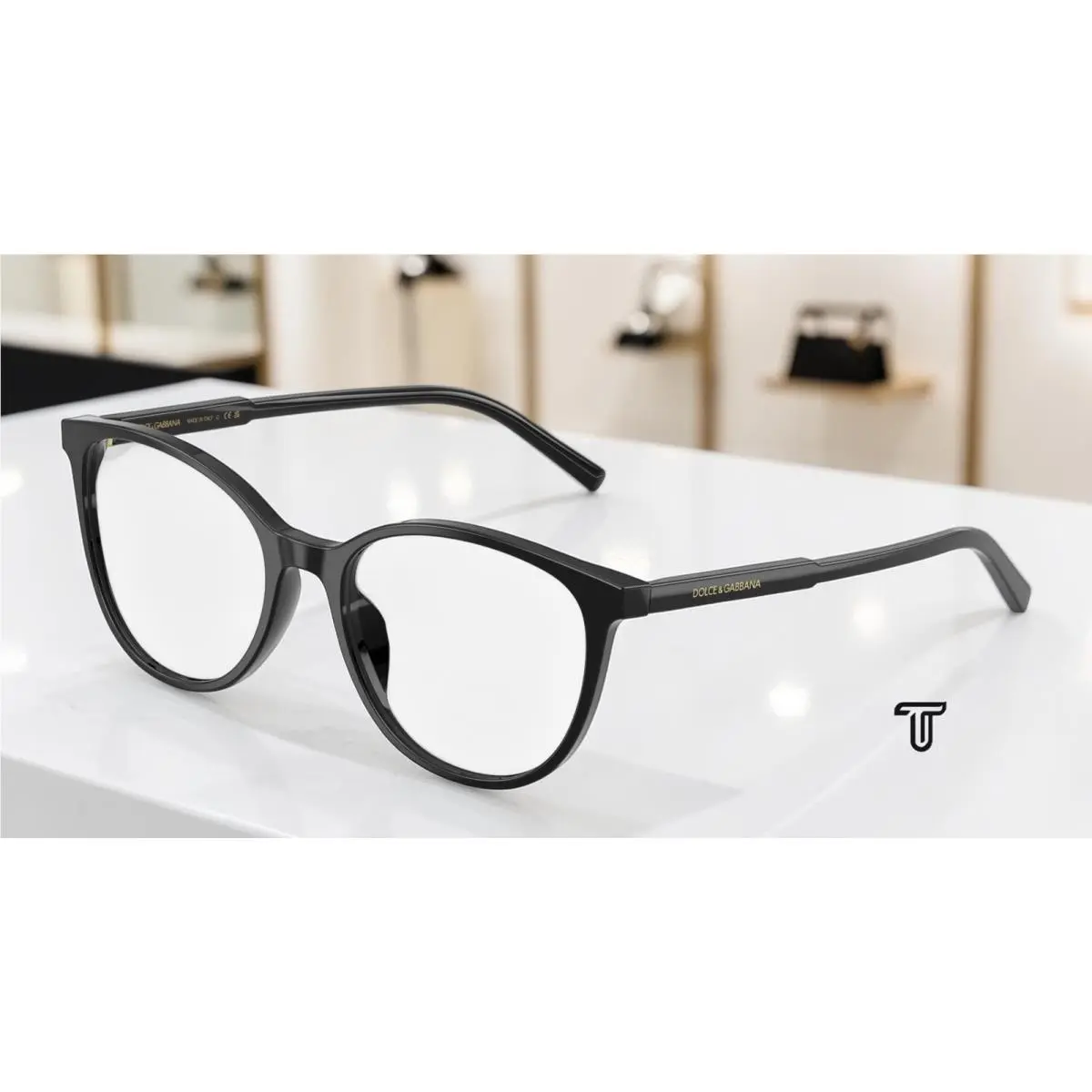 Dolce Gabbana DG3425 501 Black Demo Lens 54 mm Women`s Eyeglasses