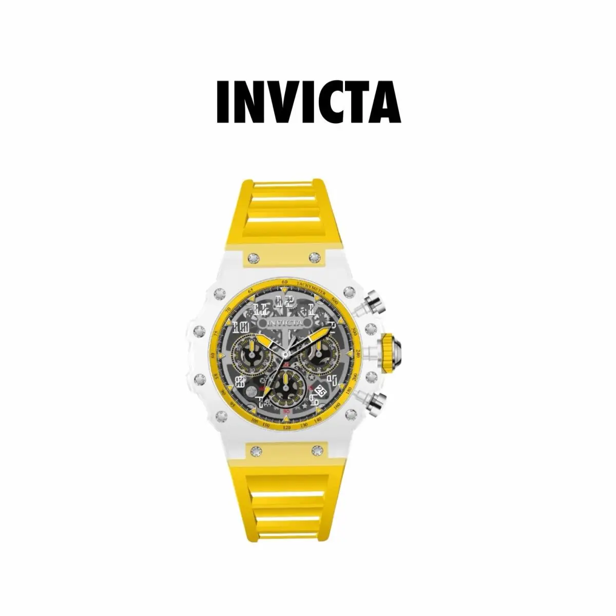 Invicta Racing Vaulthan Unisex Quartz Chronograph Tachymeter Watch 44mm 69677