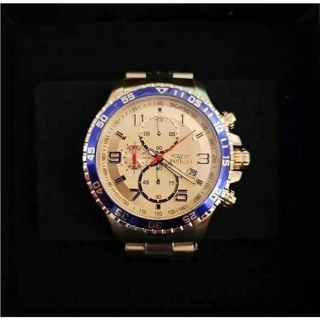 Invicta Specialty 48mm Men`s Watch Gold Tone Stainless Steel Bracelet 69819