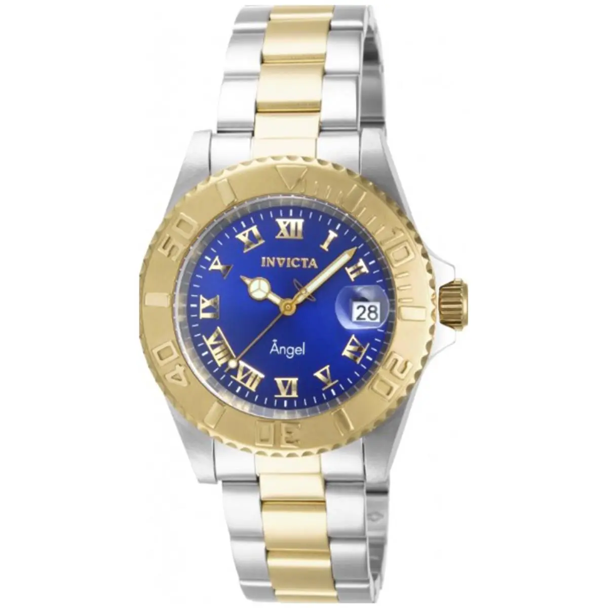 Women`s 14363 Angel Quartz 3 Hand Blue Dial Watch by Invicta