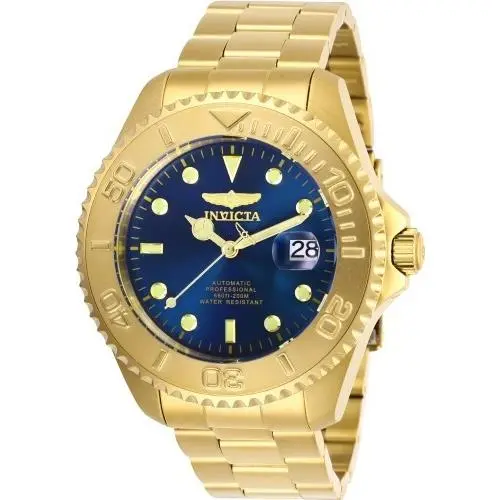 Men`s 28951 Pro Diver Automatic 3 Hand Blue Dial Watch by Invicta