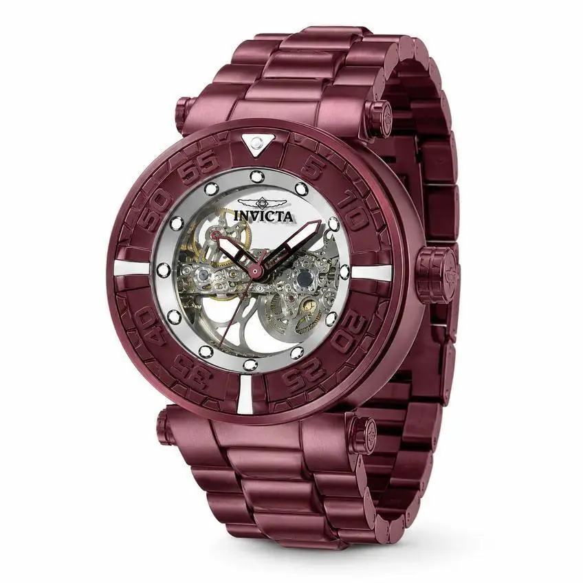 Invicta Subaqua Nebula Automatic Men`s Watch - 47mm Burgundy 50788
