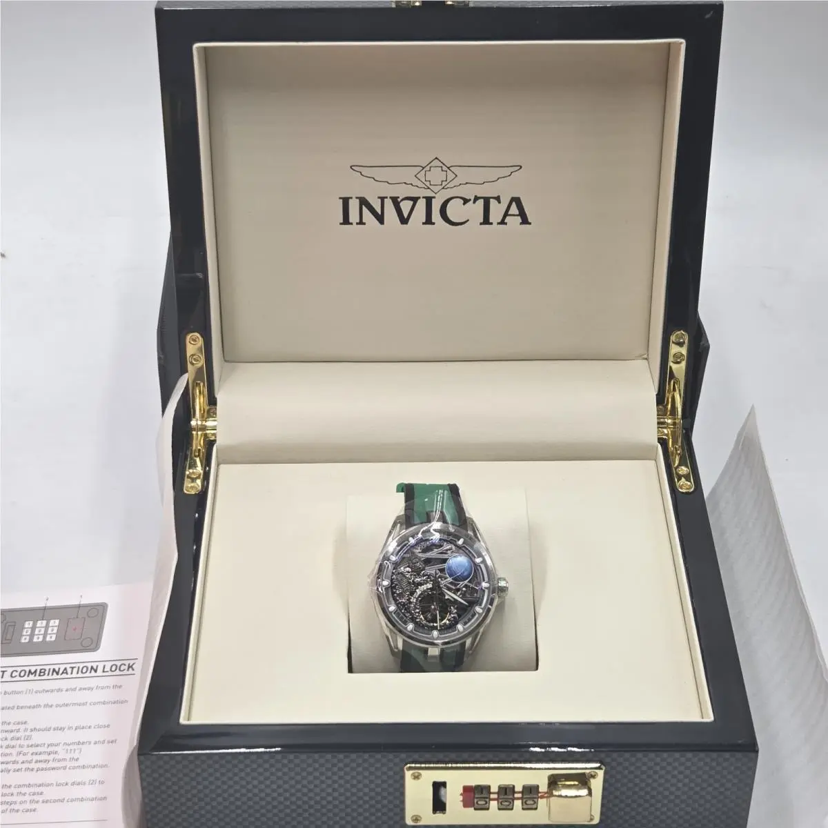 Invicta Celestial Naosia Automatic Men`s Watch w/ Skeleton Dial 45mm 69528