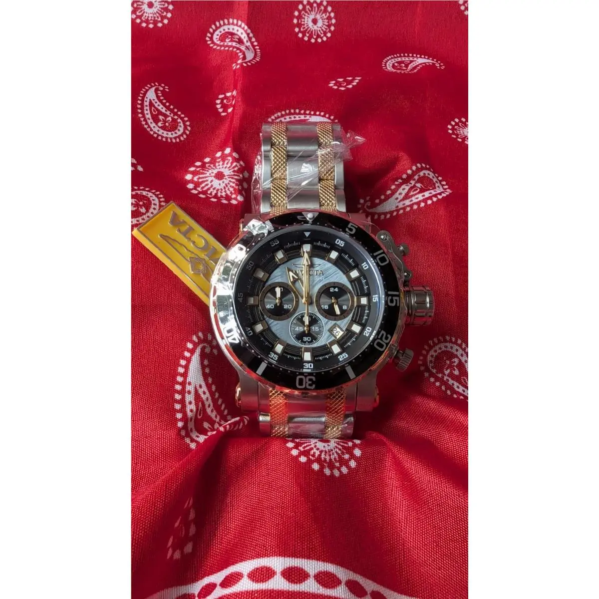 Invicta Coalition Forces Men`s Quartz Chronograph Date Diver Two-tone Box