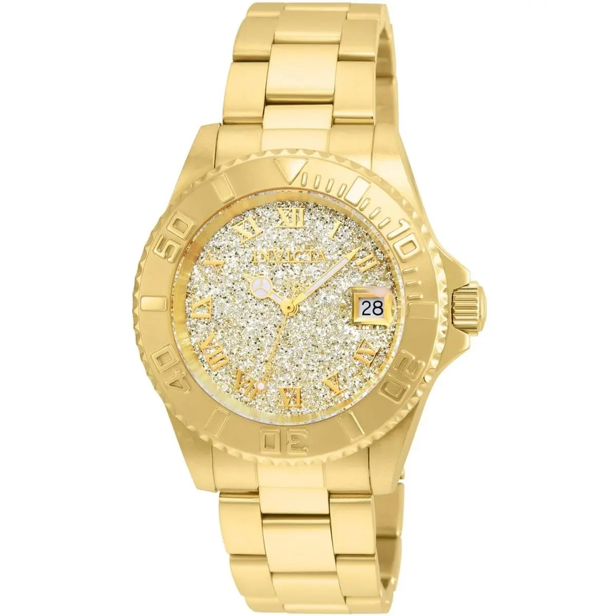 Women`s Stainless Steel Swiss-quartz Watch - Angel Design Stainless Steel Strap by Invicta