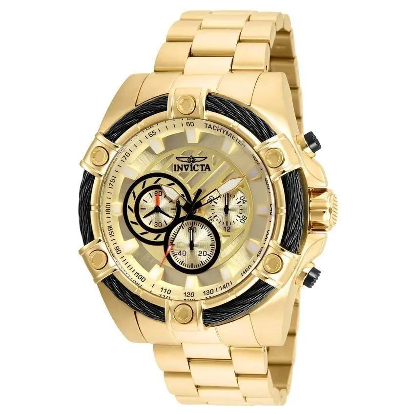 Invicta Bolt Ace Men`s Watch - 52mm. Gold 25515