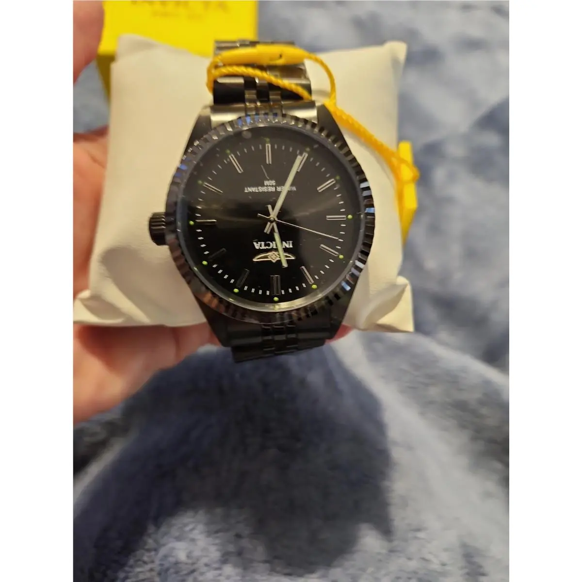 Invicta Mens Watch 79018 Black On Black Specialty Serrate Watch