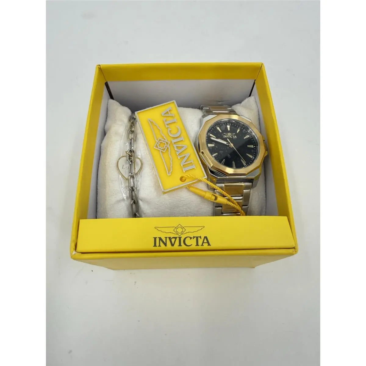 Speedway Coeurlyn Women`s Watch - 34mm. Gold Steel with Bracelet Set by Invicta