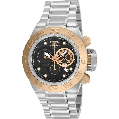 Invicta Men`s 10140 Subaqua Noma IV Chronograph Black Textured Dial Watch