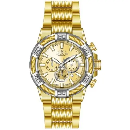 Invicta Men`s 49906 Bolt Quartz VD53 Brass Dial Watch
