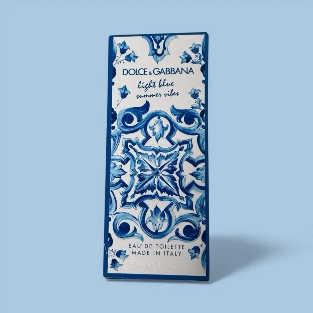 Dolce Gabbana Light Blue Summer Vibes Eau de Toilette 1.7 Fl.oz Made In Italy