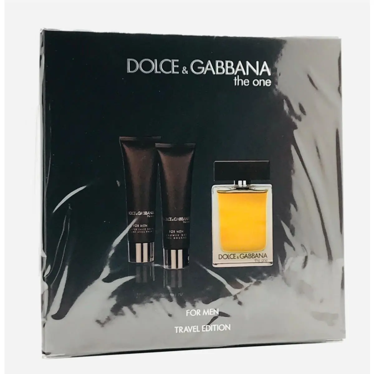 Dolce Gabbana The One 3pc Set Men Cologne Spray 3.3 oz Shower Gel After Shave