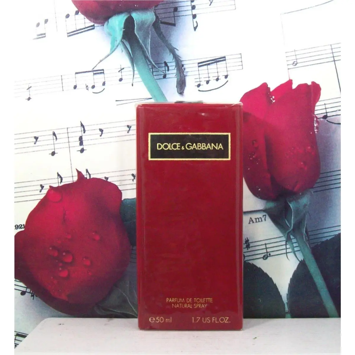 Dolce Gabbana For Women Pdt Spray 1.7 Fl. Oz. Box. Vint. Red Velvet Box