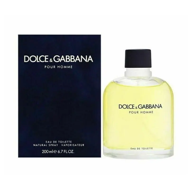 Dolce Gabbana Pour Homme Men 6.7 oz 200 ml Eau De Toilette Spray Factor