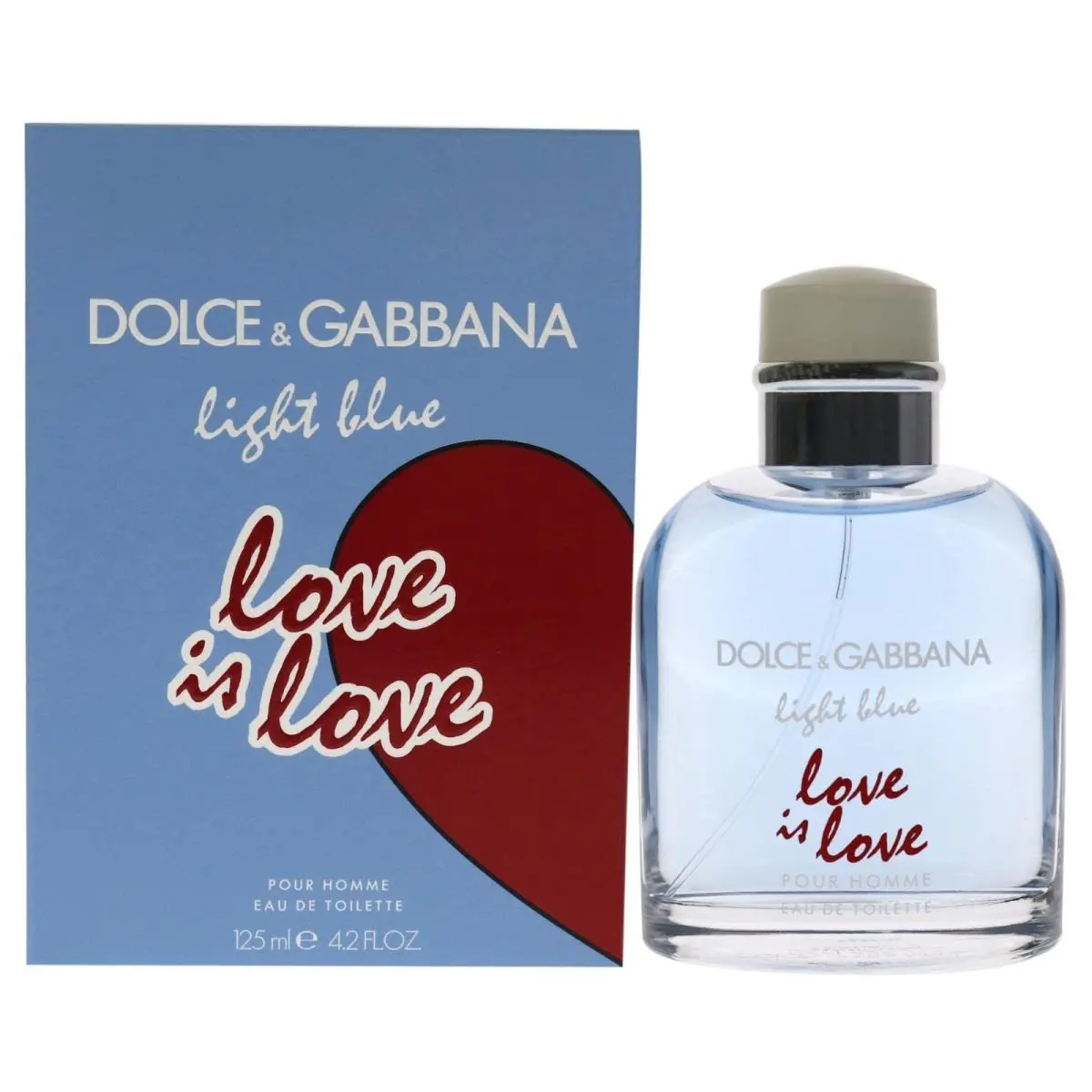 Light Blue Love Is Love Pour Homme by Dolce Gabbana 4.2 oz - 125ml Edt /